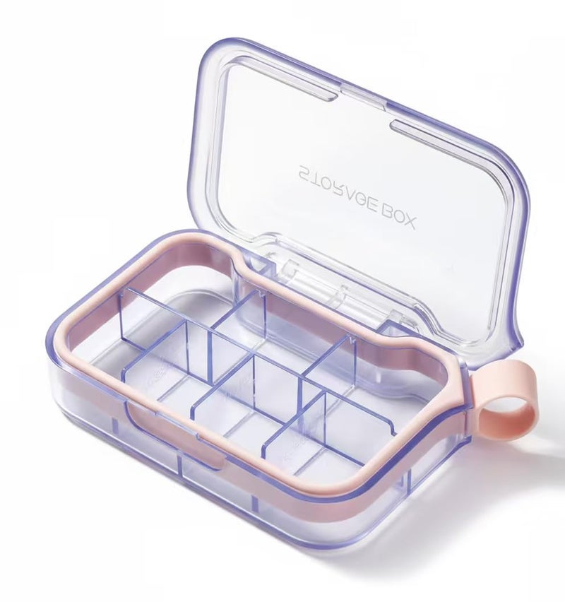 Travel Pill Box Organiser Large Portable, Extra Large Pill Box Organiser Oversize 7 Compartment Pill Boxes/Holder Case - Airtight & Moistureproof
